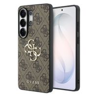 Guess 4G Metal Logo Back Cover Samsung Galaxy S26 Ultra - Braun