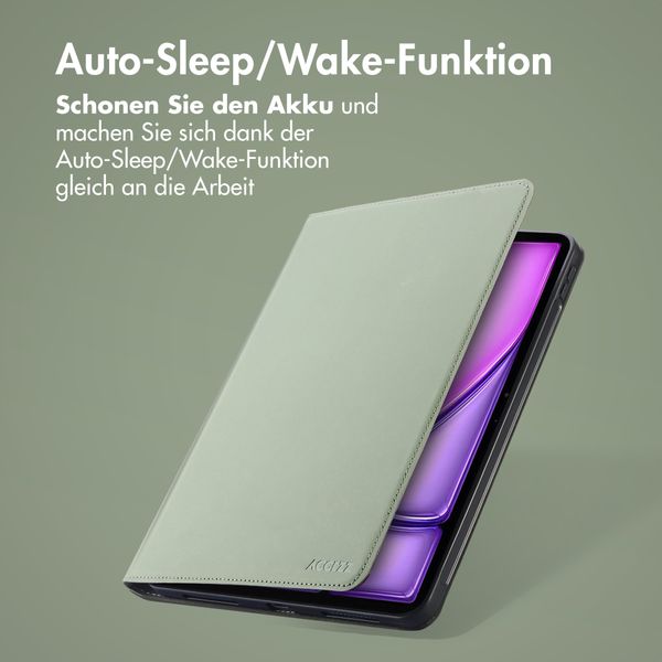 Accezz Classic Klapphülle Apple iPad Air 13 Zoll (2025) M3 / (2024) M2 - Grün
