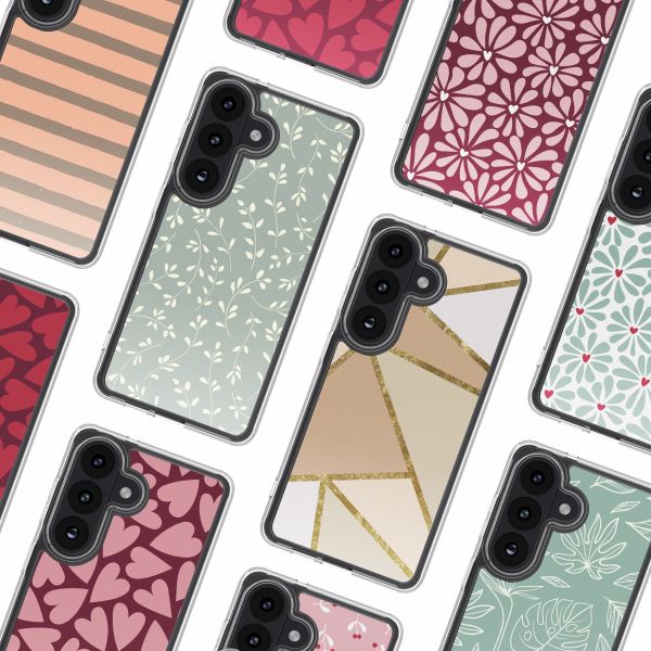 imoshion Design Hülle Samsung Galaxy S26 FE - Smoke Green Flowers