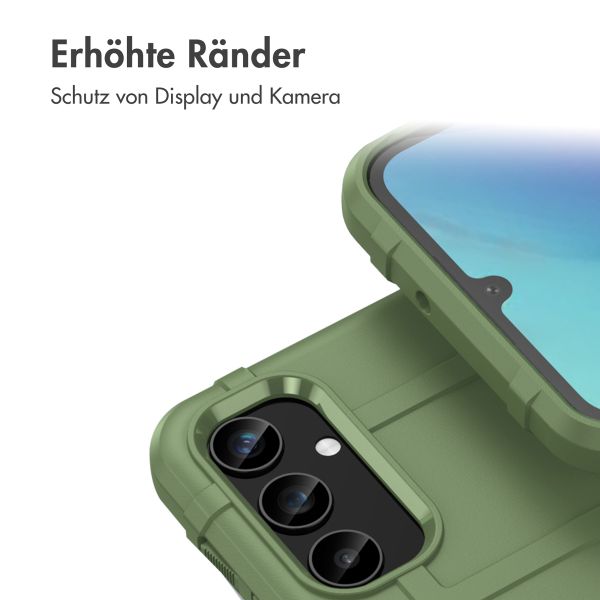 imoshion Rugged Shield Backcover für das Samsung Galaxy A25 (5G) - Dunkelgrün