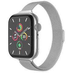 imoshion Mailandisches schlankes Armband für das  Apple Watch Series 1 t/m 9 / SE (38/40/41 mm) | Series 10 / 11 (42 mm) - Silber