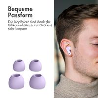 imoshion Aura Pro Earbuds – Kabellose Kopfhörer – Kabellose Bluetooth-Kopfhörer – Mit ANC-Geräuschunterdrückungsfunktion - Lavender Lilac