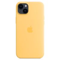 Apple Silikon-Case MagSafe für das iPhone 14 Plus - Sunglow