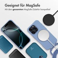imoshion Color Backcover mit abtrennbarem Band MagSafe für das Apple iPhone 16 Pro - Ash Blue