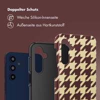 Selencia Vivid Back Cover Samsung Galaxy A16 - Pied-de-Poule