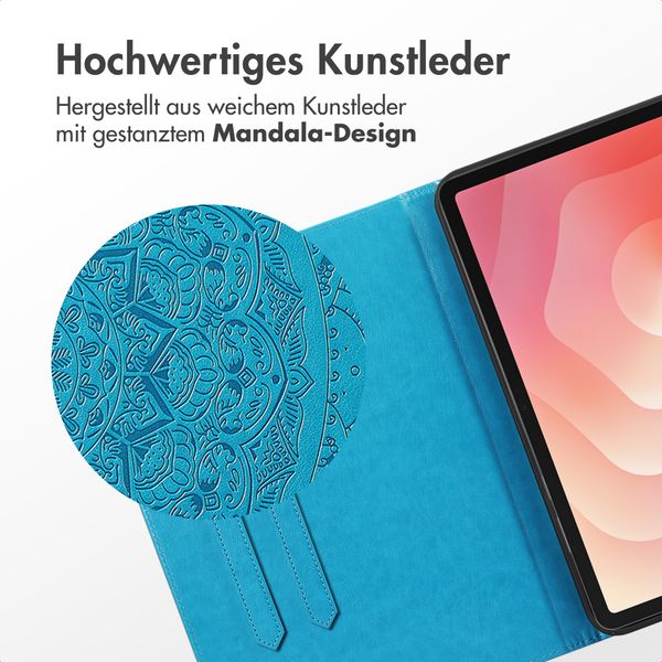 imoshion Mandala Klapphülle Samsung Galaxy Tab S11 - Türkis