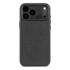 Decoded Leather Backcover MagSafe Apple iPhone 17 Pro - Schwarz