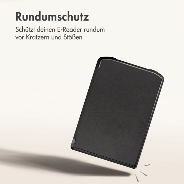imoshion Slim Hard Case Klapphülle Pocketbook Verse / Verse Lite / Verse Pro / Vivlio Light / Light HD - Schwarz