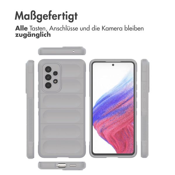 imoshion EasyGrip Back Cover für das Samsung Galaxy A53 - Grau