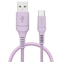 imoshion Braided USB-C-zu-USB Kabel - 1 Meter - Lila