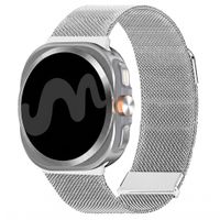 imoshion Mailändische Magnetarmband für Samsung Galaxy Watch Ultra 2 (2026) / Ultra (2024/2025) - Silber