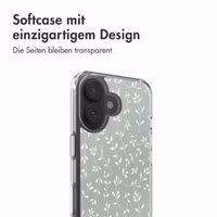 imoshion Design Hülle Apple iPhone 17 - Smoke Green Flowers