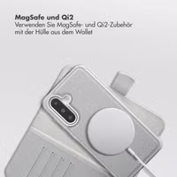 Selencia Olyn Abnehmbare Bookcase mit MagSafe Samsung Galaxy A36 - Grau