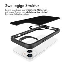 imoshion Rugged Hybrid Carbon Case mit MagSafe Apple iPhone 13 - Schwarz
