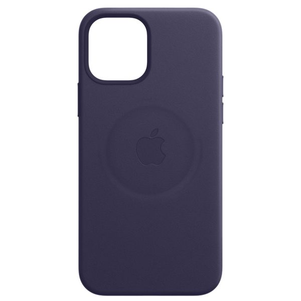 Apple Leder-Case MagSafe für das Apple iPhone 12 Mini - Deep Violet