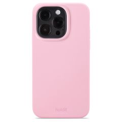 Holdit Silicone Case für das iPhone 14 Pro - Pink