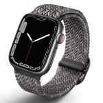 Uniq Aspen Designer Edition Geflochtenes Armband für die Apple Watch Series 1 bis 10 / SE / Ultra (2) (44/45/46/49 mm) - Kieselgrau