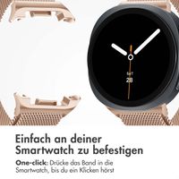 imoshion Magnetisches Milanaise Armband für das  Samsung Galaxy Watch 8 (40/44mm) / Classic (46mm) - Rosé gold