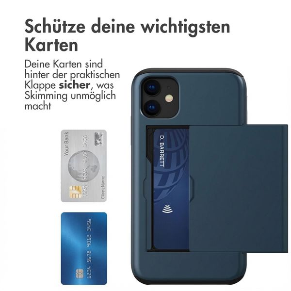 imoshion Backcover mit Kartenfach Apple iPhone 11 - Dunkelblau