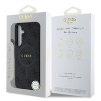 Guess Classic 4G Logo Backcover MagSafe Samsung Galaxy S25 Plus - Schwarz