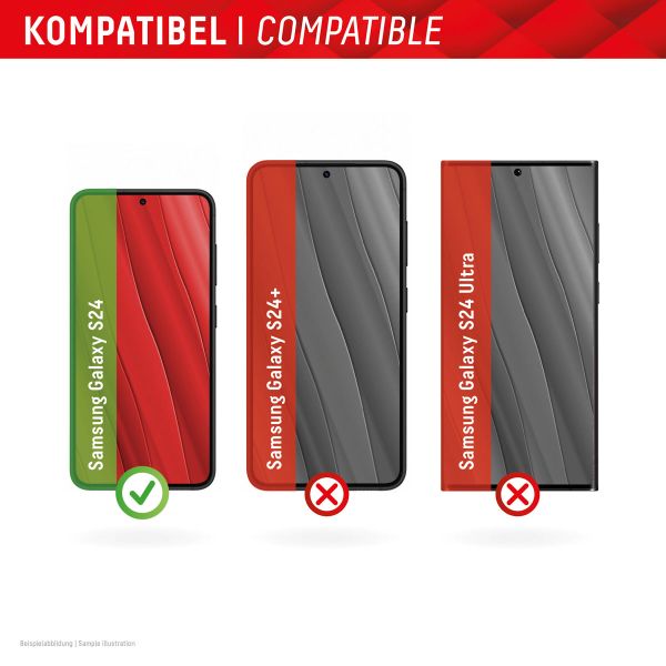 Displex Bildschirmschutzfolie Real Glass für das Samsung Galaxy S24 / S25
