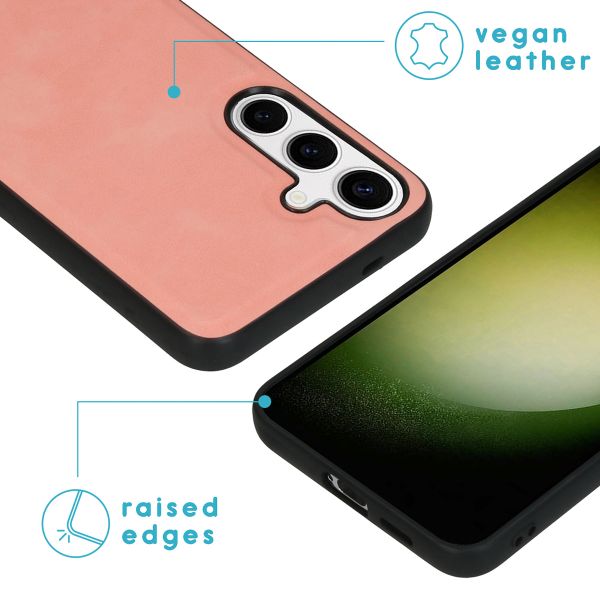 imoshion Entfernbare 2-1 Luxus Klapphülle Samsung Galaxy S24 - Rosa