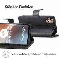 imoshion Luxuriöse Klapphülle Motorola Moto G32 - Schwarz