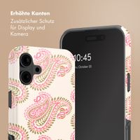 Selencia Vivid Back Cover Apple iPhone 16 - Paisley Blush