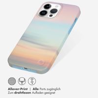 Selencia Aurora Fashion Back Case für das Apple iPhone 14 Pro Max - ﻿Strapazierfähige Hülle - 100 % recycelt - Sky Sunset Multicolor