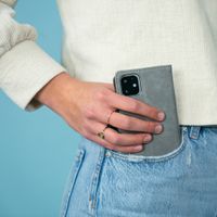 imoshion Luxuriöse Klapphülle Huawei Y6p - Grau