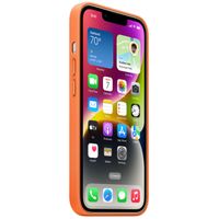 Apple Leder-Case MagSafe für das Apple iPhone 14 - Orange