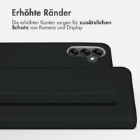 Accezz Wallet TPU Klapphülle für das Samsung Galaxy A15 (5G/4G) - Schwarz