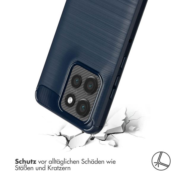 imoshion Brushed Back Cover Motorola Thinkphone 25 / Motorola Edge 50 Neo / Edge 60 Neo - Dunkelblau