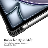 Accezz Rugged Trifold Klapphülle Apple iPad Air 11 Zoll (2025) M3 / (2024) M2 / Air 5 (2022) / Air 4 (2020) - Schwarz