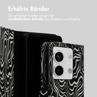 imoshion Design Klapphülle Xiaomi Redmi Note 13 (5G) - Black And White