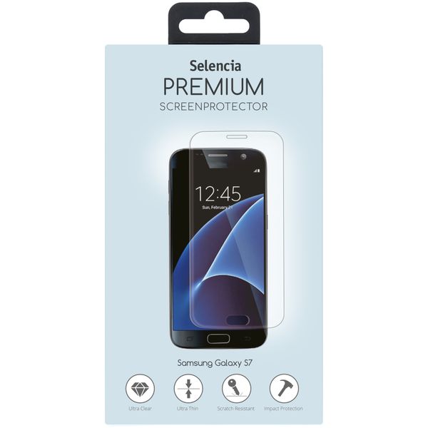 Selencia Premium Screen Protector aus gehärtetem Glas für das Samsung Galaxy S7