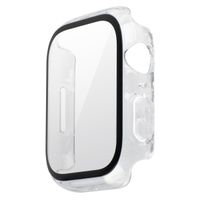 Uniq Legion Apple Watch Hülle mit Gehärtetem Glas-Displayschutz für die Apple Watch 7-9 - 41 mm - Dove (Clear)