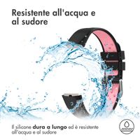 imoshion Sport Silikonarmband für Fitbit Luxe - Schwarz & Rosa