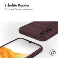 imoshion EasyGrip Back Cover für das Samsung Galaxy A34 (5G) - Aubergine