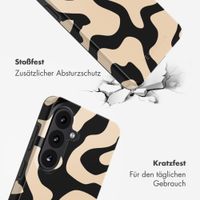 Selencia Vivid Rückabdeckung mit MagSafe Samsung Galaxy S26 Plus - Art Wave Black
