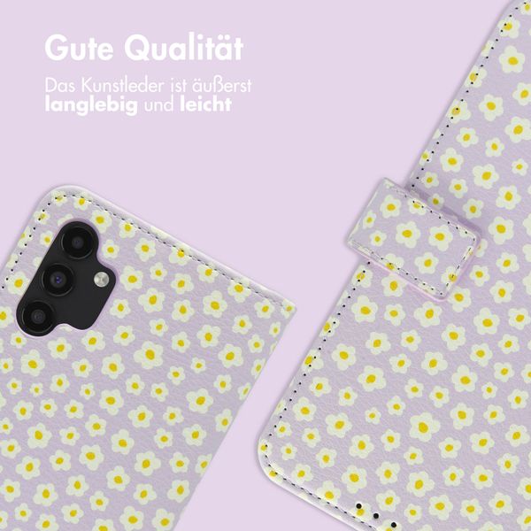 imoshion Design Klapphülle Samsung Galaxy A13 (5G) - White Daisy