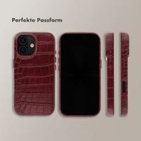Selencia Croco Backcover mit MagSafe Apple iPhone 17 - Burgundy