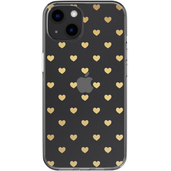 imoshion Design Hülle iPhone 13  - Golden Hearts