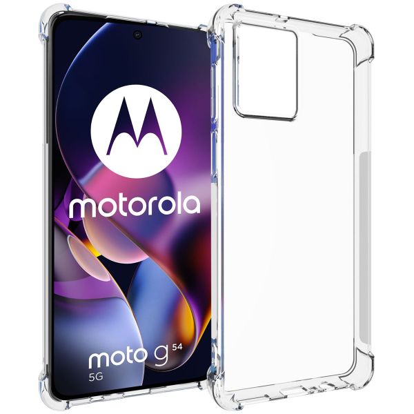 imoshion Shockproof Case für das Motorola Moto G54 - Transparent