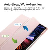 imoshion Trifold Hardcase Klapphülle Apple iPad Pro 12.9 (2018/2020/2021/2022) - Rosa