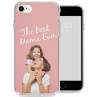 Gestalte deine eigene Apple iPhone SE (2022 / 2020) / 8 / 7 Gel Hülle - Transparent