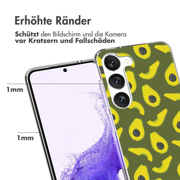 imoshion Design Hülle für das Samsung Galaxy S23 - Avocados