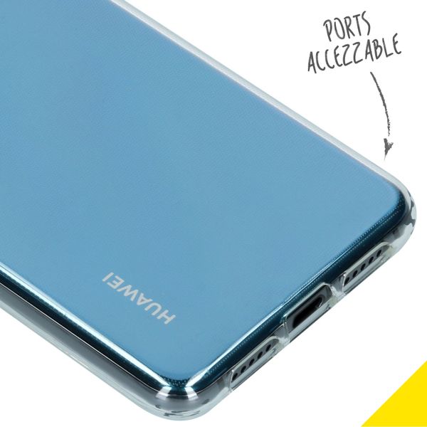 Accezz Transparentes TPU Clear Cover für das Huawei P20