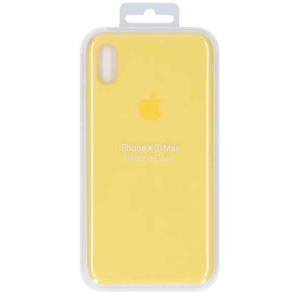 Apple Silikoncase Canary Yellow für das Apple iPhone Xs Max
