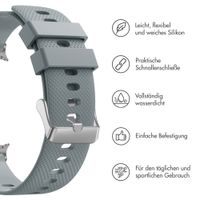 imoshion Flexibles Silikonarmband für das Samsung Galaxy Watch 8 (Classic) - 40 / 44 / 46mm - Grau